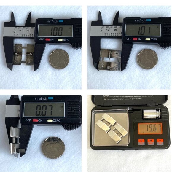 VTG Sterling Silver 925 WW2 Shold-R-Form Military US Army Captain Insignia Pins - Picture 9 of 16